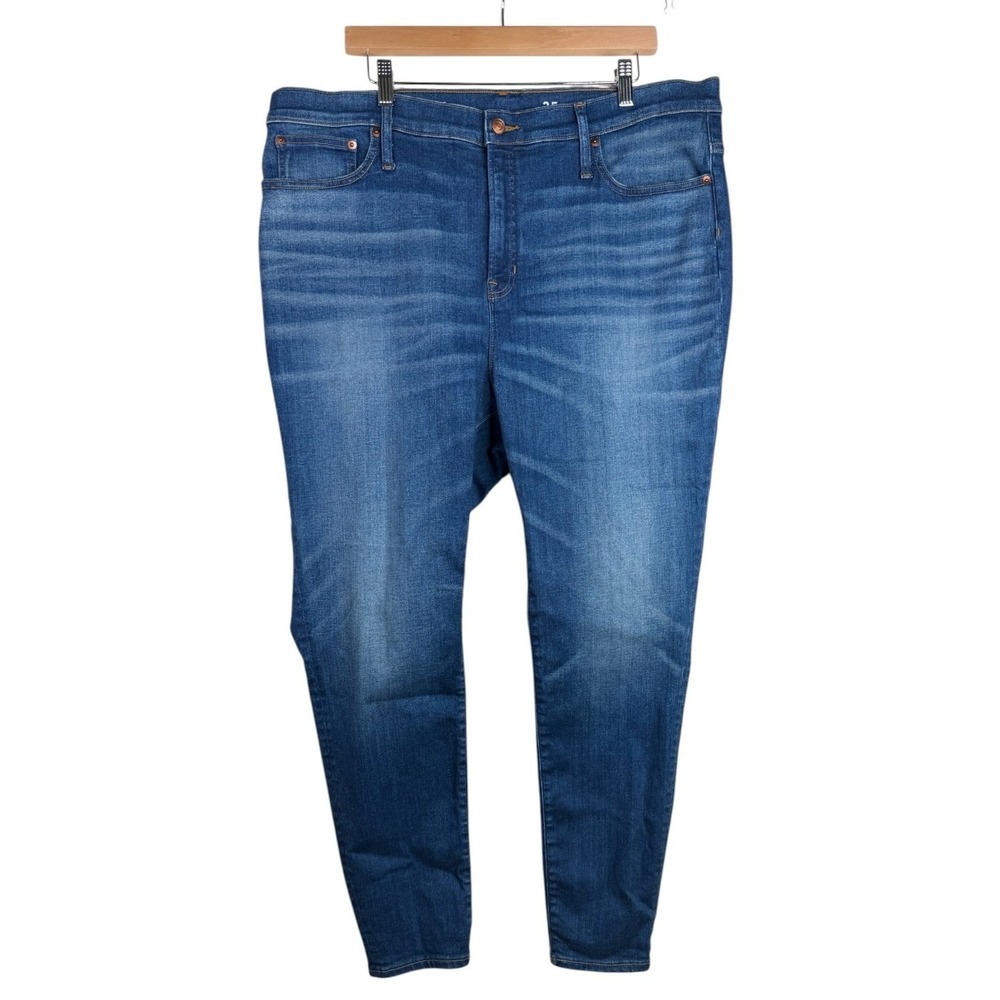 J. Crew Jeans Women's Toothpick Blue Denim Skinny Pants size 35